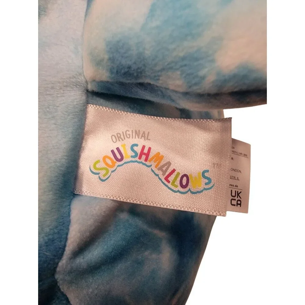 Danika the Blue Crinkle Tie-Dye Dolphin Squishmallow 12
